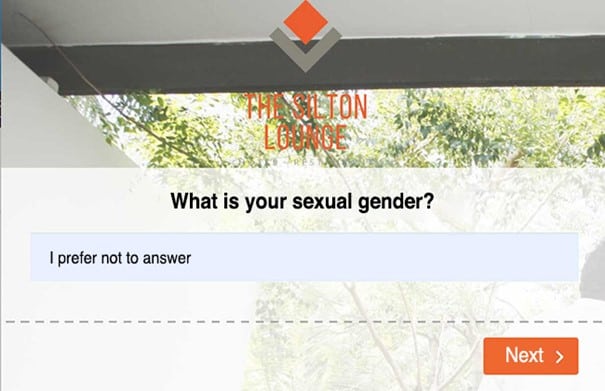 Question customer survey about gender