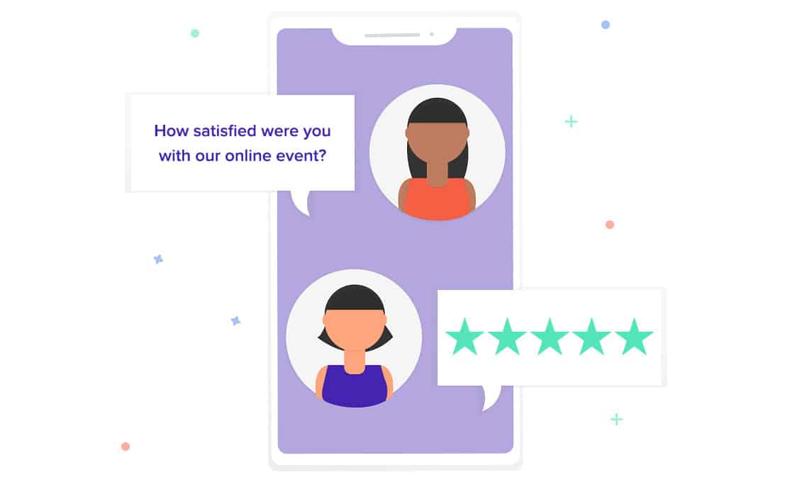 Online event satisfaction scale